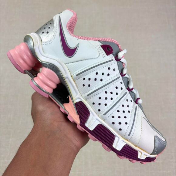 💝 2005 Nike Shox Cognescenti Lea “White Raspberry” 5.5W - Picture 1 of 6